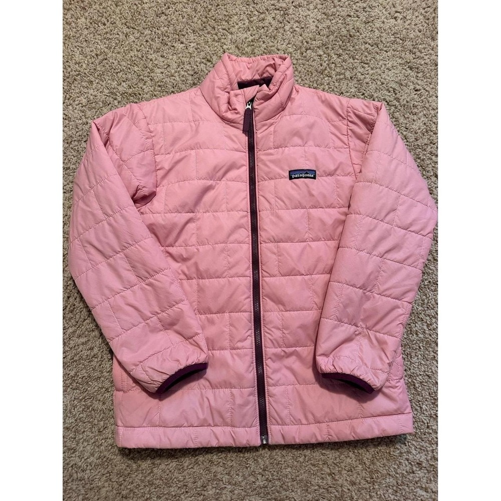 Patagonia Youth Size M (10) Nano Puff Brick Quilt Jacket